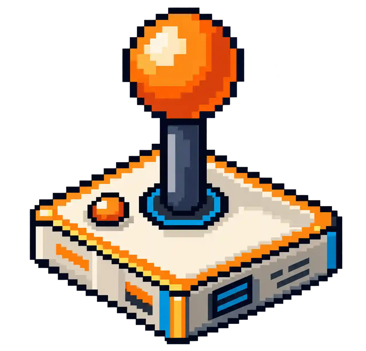Pixel art joystick